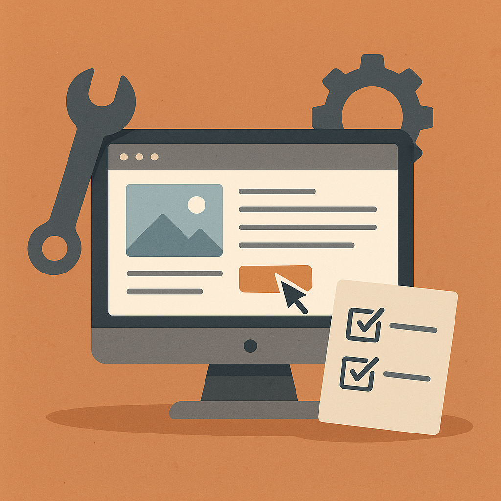 Checklist on when to rebuild the website