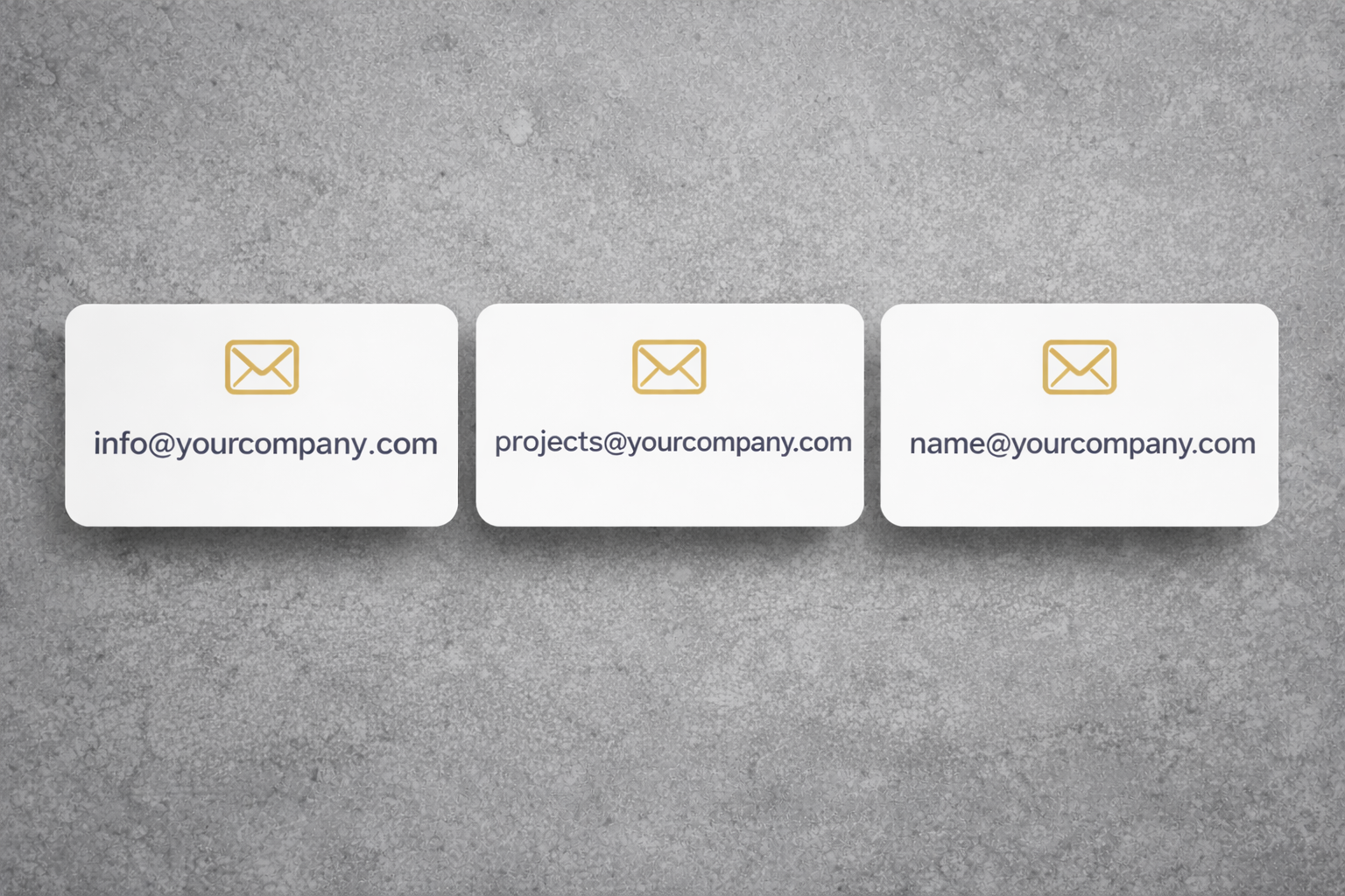 Examples of professional contractor email addresses