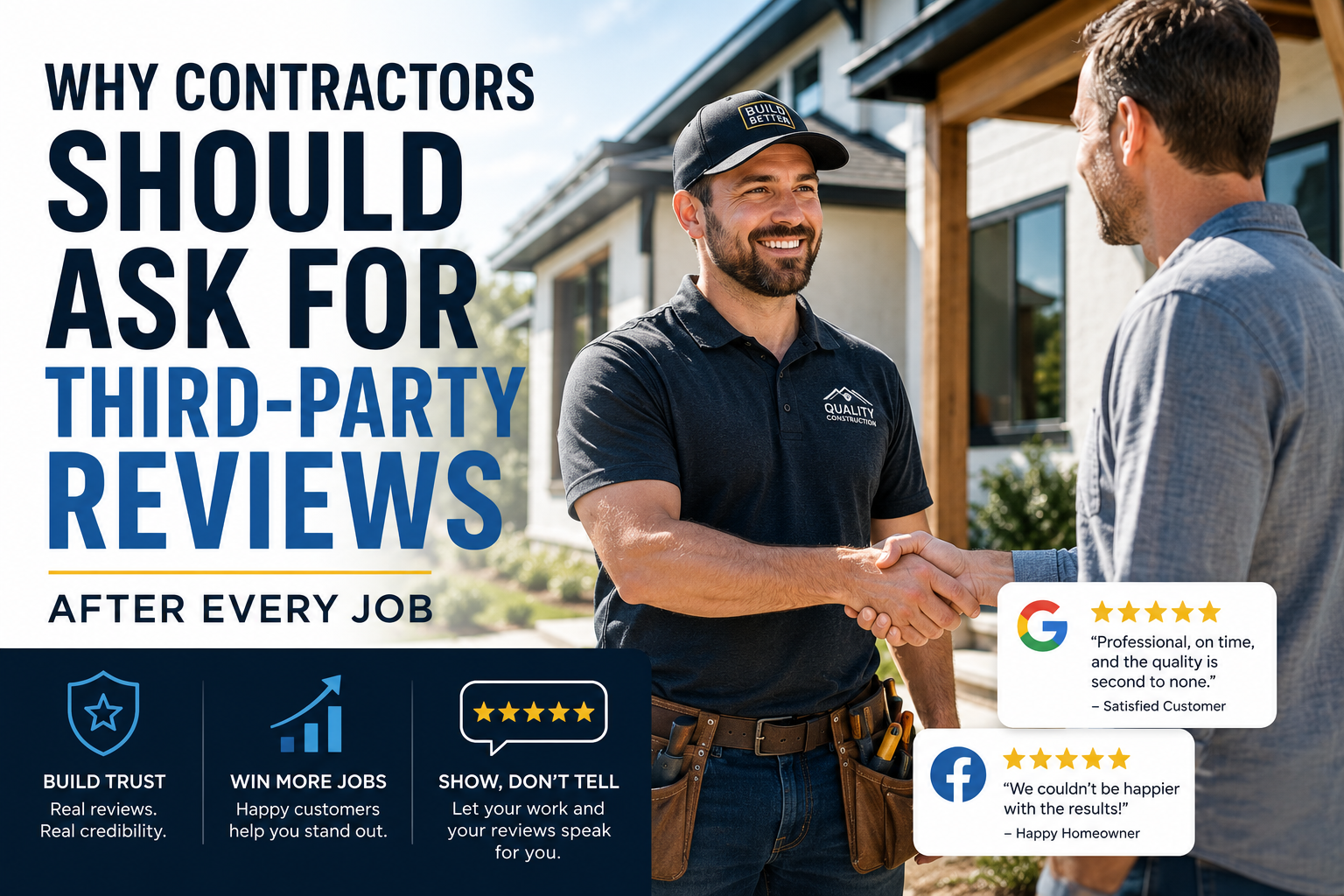 Why Contractors Should Ask for Third-Party Reviews After Every Job